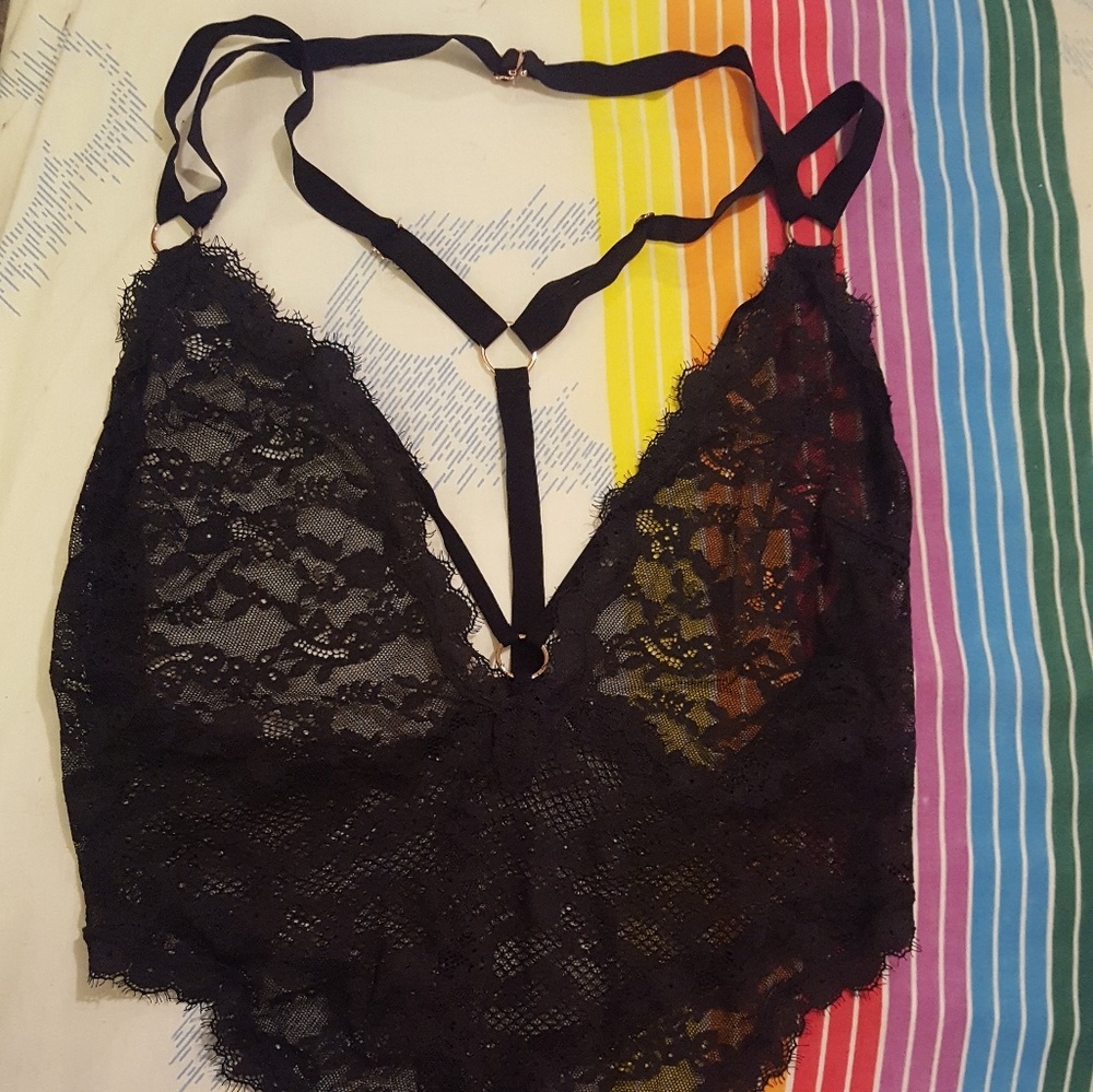Black Lace Bodysuit